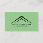 屋根スタイリッシュ、屋根、屋根請負業者 名刺 (正面)