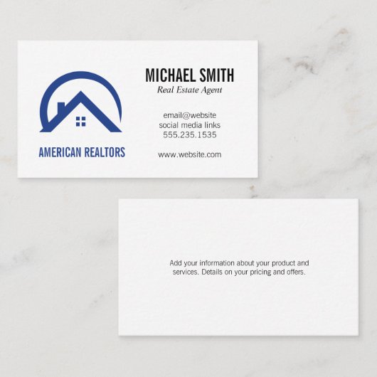 屋根トップハウジング | 実在代理商 名刺 (正面/裏面)