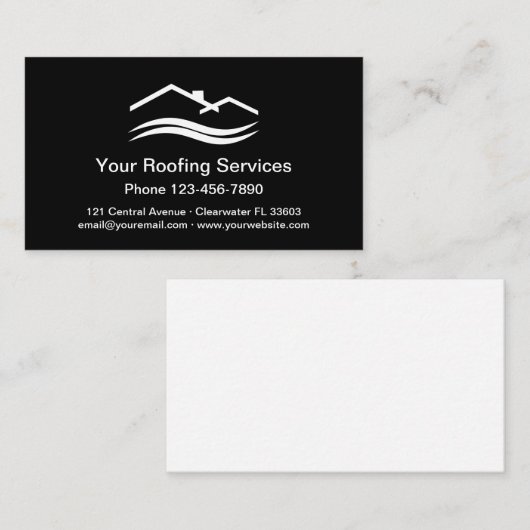 屋根ホームサービス 名刺 (正面/裏面)