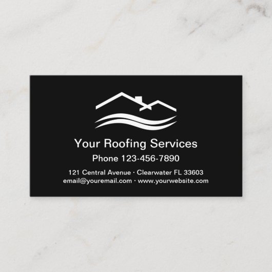 屋根ホームサービス 名刺 (正面)