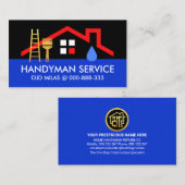 屋根ホーム修復のリーク 名刺 (正面/裏面)