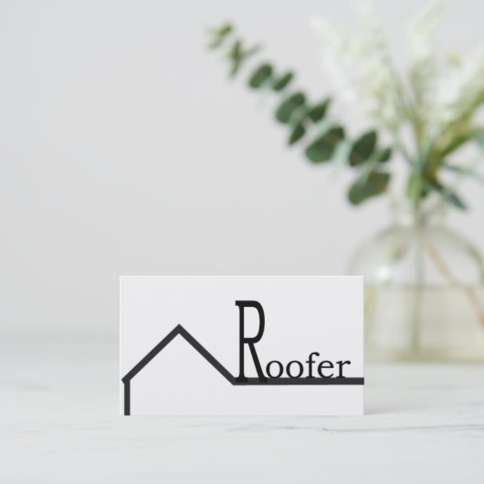 屋根付きカード 名刺 (スタンド正面)