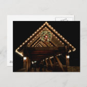 屋根付きクリスマスブリッジ シーズンポストカード (正面/裏面)