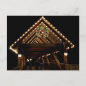 屋根付きクリスマスブリッジ シーズンポストカード (正面)