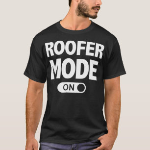 屋根付きモーおもしろいド Tシャツ
