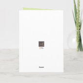 屋根付き住宅 新しい家 カード (裏面)