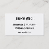 屋根付き名刺 名刺 (裏面)