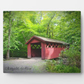 屋根付き橋プラーク フォトプラーク (正面)