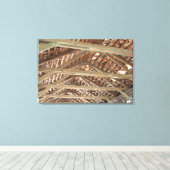 屋根付き橋屋根インテリア キャンバスプリント (インサイチュ (ウッドフロア))