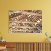 屋根付き橋屋根インテリア キャンバスプリント (インサイチュ (リビング))