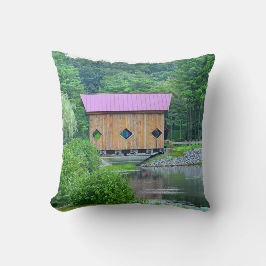 屋根付き橋枕 クッション (正面)
