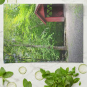 屋根付き橋皿タオル キッチンタオル (折り畳み)