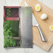 屋根付き橋皿タオル キッチンタオル (四つ折り)