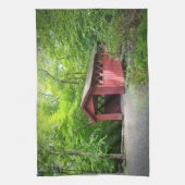 屋根付き橋皿タオル キッチンタオル (縦)