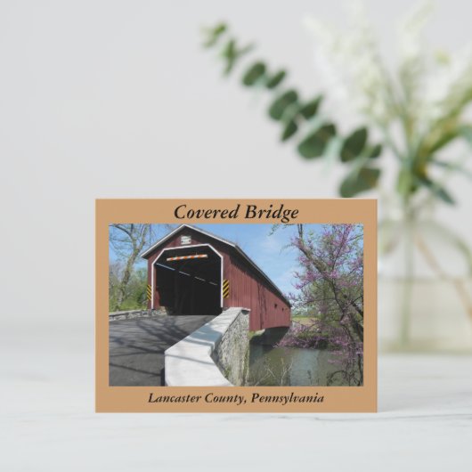 屋根付き橋 – はがき (スタンド正面)