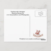 屋根付き橋 – はがき (裏面)