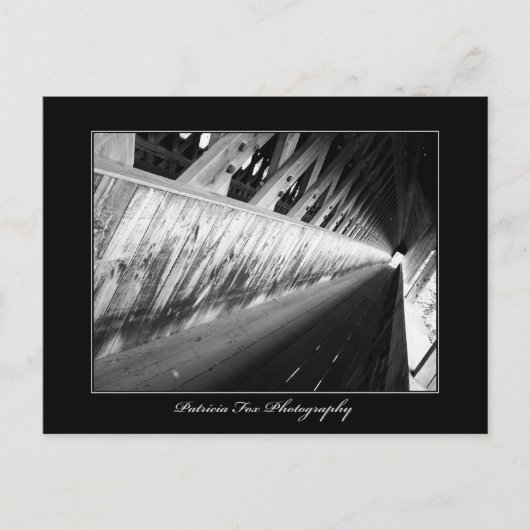 屋根付き橋 – はがき (正面)