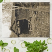 屋根付き橋 キッチンタオル (折り畳み)