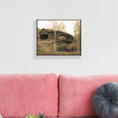 屋根付き橋 キャンバスプリント (インサイチュ (リビング))