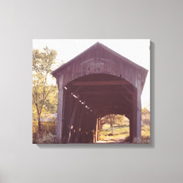 屋根付き橋 キャンバスプリント
