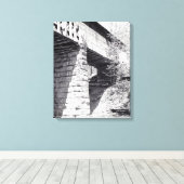 屋根付き橋 キャンバスプリント (インサイチュ (ウッドフロア))