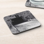 屋根付き橋 コースター (左側)