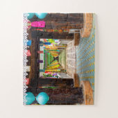 屋根付き橋 ジグソーパズル (縦)