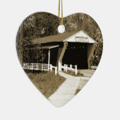 屋根付き橋 セラミックオーナメント (右)