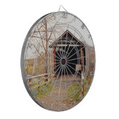 屋根付き橋 ダーツボード (正面左)