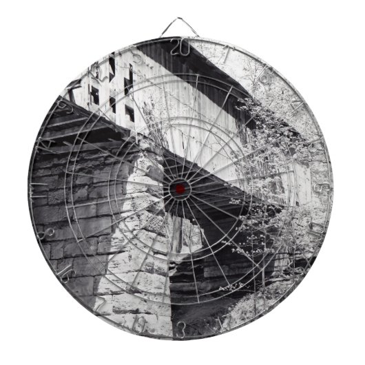 屋根付き橋 ダーツボード (正面)