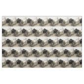 屋根付き橋 ファブリック (ファットクウォーター)