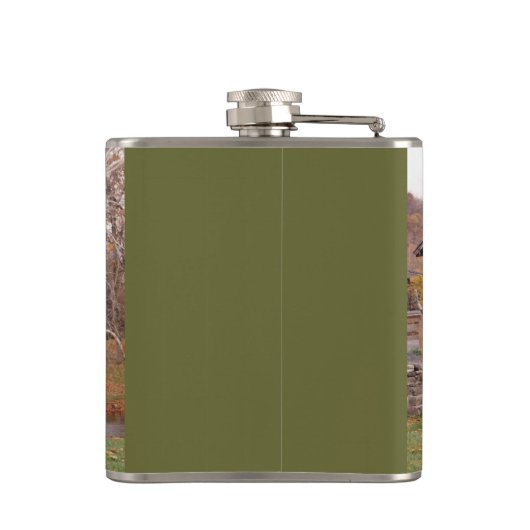 屋根付き橋 フラスク (裏面)