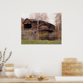 屋根付き橋 ポスター (キッチン)