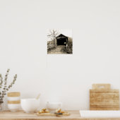 屋根付き橋 ポスター (キッチン)