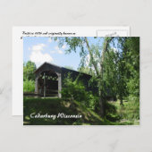 屋根付き橋 ポストカード (正面/裏面)