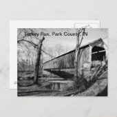 屋根付き橋 ポストカード (正面/裏面)