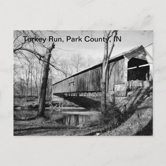 屋根付き橋 ポストカード (正面)