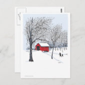 屋根付き橋 ポストカード (正面/裏面)