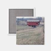 屋根付き橋 マグネット (正面/裏面)