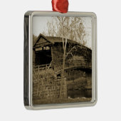 屋根付き橋 メタルオーナメント (右)