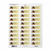 屋根付き橋 ラベル (フルシート)