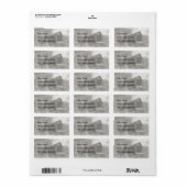 屋根付き橋 ラベル (フルシート)