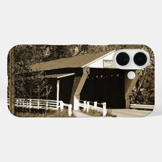 屋根付き橋 Case-Mate iPhoneケース (裏面 (横))