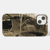 屋根付き橋 iPhoneケース (裏面横)
