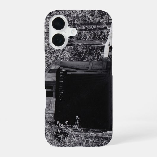 屋根付き橋 iPhone 16ケース (裏面)