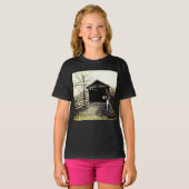 屋根付き橋 Tシャツ (正面フル)