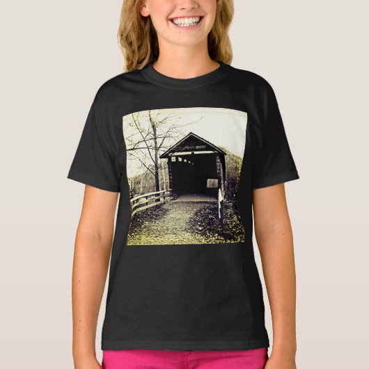 屋根付き橋 Tシャツ (正面)