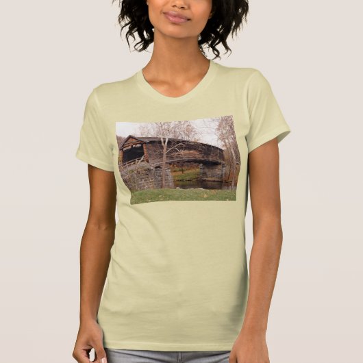 屋根付き橋 Tシャツ (正面)