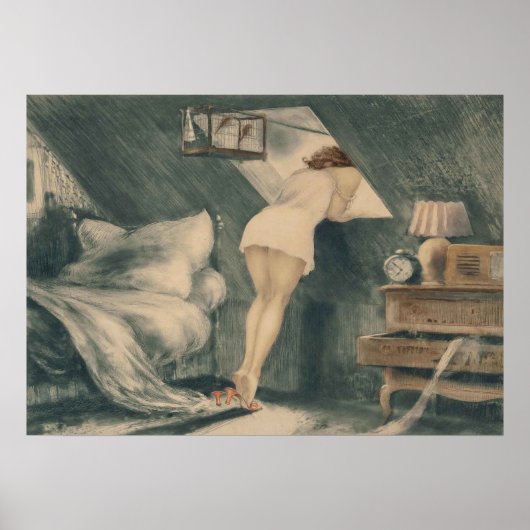 屋根付き部屋 ポスター (正面)