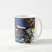 屋根付橋のコーヒー・マグ コーヒーマグカップ (正面右)